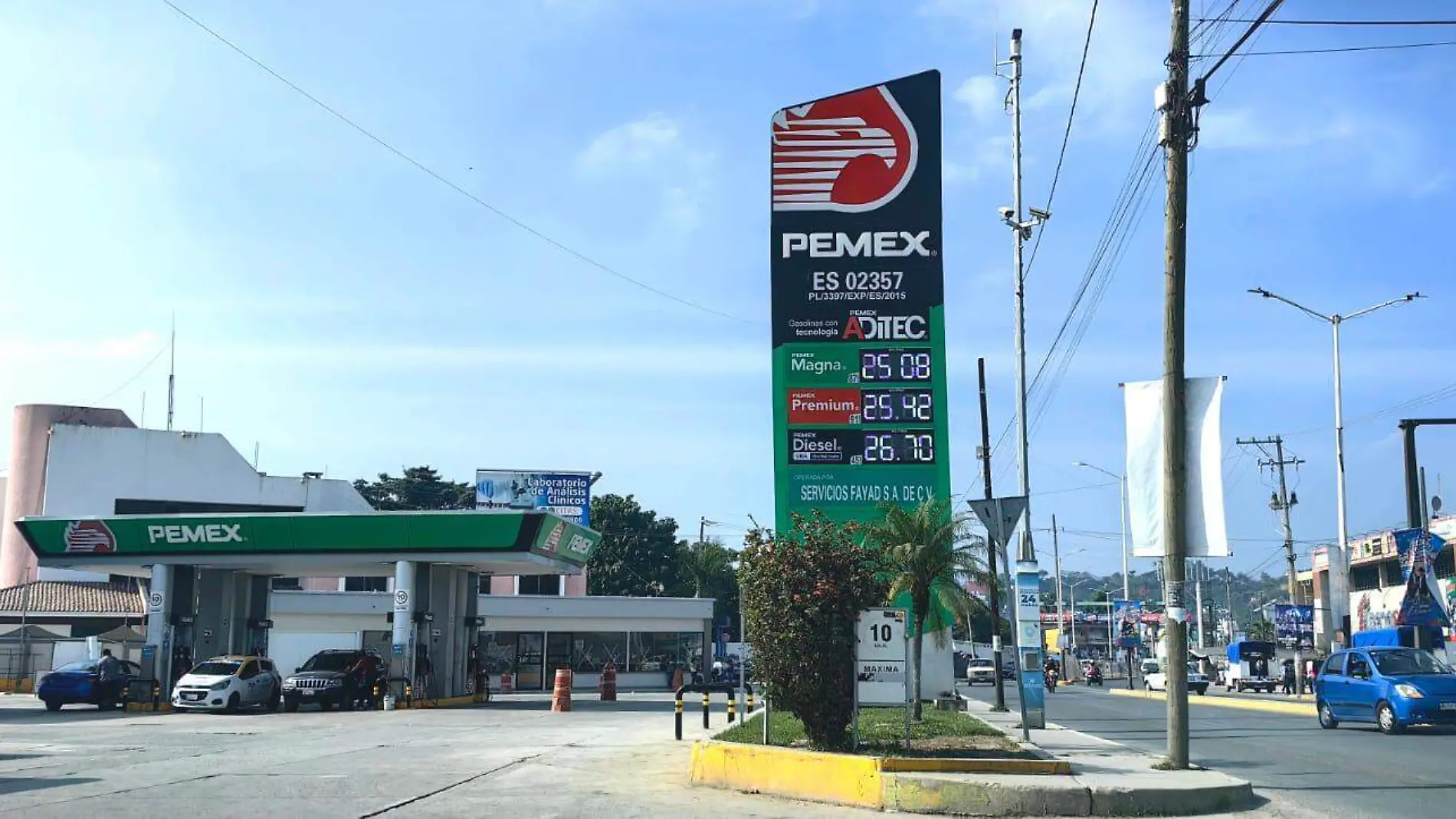 Incrementó gasolina 2025